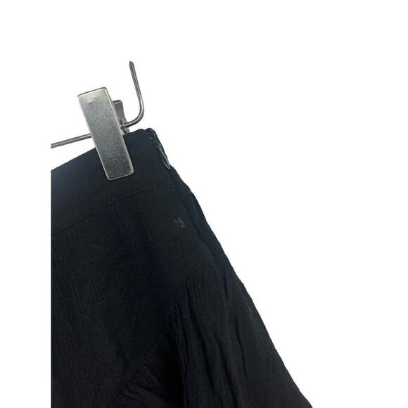 Superdown Revolve Becky Mini Skirt Ruffle Tiered Black size S New - Picture 2 of 7